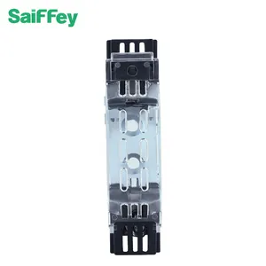 Saiffey Low Voltage Plastic Fuse Base For NH/NT Ceramic Fuse Antiflaming Fuse Holder Dc Screw Mounting