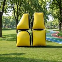 Huaao – Abri gonflable d'extérieur en PVC, écologique et non toxique, pour football à bulles, taille et couleur personnalisables