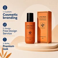 Flacon pompe cosmétique en verre mat vide de 80 ml, flacon compte-gouttes de 30 ml 40 ml pour sérum et huile, emballage de luxe pour soins de la peau avec boîte