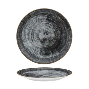 Plato Redondo Negro Saturnia Siviglia de 26 cm para Restaurante, Hotel, Suministros al por Mayor, Vajilla al por Mayor - Product Image 1