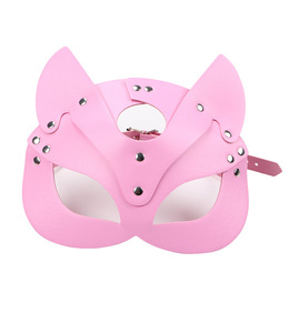 Máscara de Bondage de Piel de Zorro de Alta Calidad para Adultos, <span class=keywords><strong>Antifaz</strong></span> BDSM, Juego Sensorial, Animal de Peluche, Juguetes Sexuales para Parejas - Product Image 6