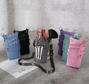 Sac à outils de <span class=keywords><strong>coiffeur</strong></span> en cuir avec 7 poches Fermeture à boucle Modèle de marque OEM Vente en gros disponible Personnalisation ODM/OEM - Product Image 3