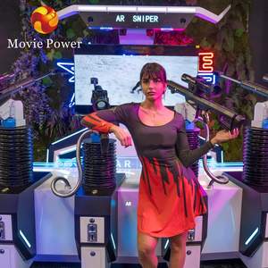 Giả lập thực tế ảo 4 người chơi bắn giả lập PVE thương mại <span class=keywords><strong>AR</strong></span> SÚNG BẮN SÚNG VR Máy trò chơi với bảo hành một năm - Product Image 2