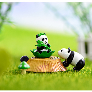 Figurine in resina, <span class=keywords><strong>panda</strong></span>, figure di <span class=keywords><strong>modelli</strong></span> di animali, decorazioni per terrari e bambole fai da te, accessori per paesaggi di muschio - Product Image 6