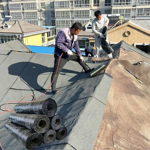 Membrane d'étanchéité en <span class=keywords><strong>bitume</strong></span> modifié SBS - Ingénierie de toiture, résistant aux hautes températures, anti-fissures - Product Image 4