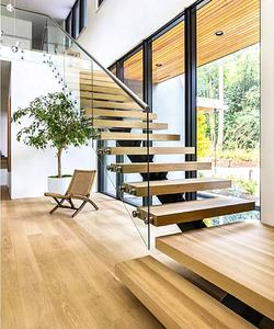 Conceptions d'escaliers de luxe Piliers transparents en plastique transparent Balustrade en cristal Rampe d'<span class=keywords><strong>escalier</strong></span> en acrylique - Product Image 6