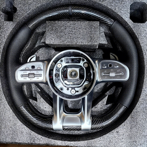 Volant en cuir carbone DDOS pour <span class=keywords><strong>Mercedes</strong></span> Classe C W205 CLS W218 GLA45 CL W216 C216 CL500 CL550 <span class=keywords><strong>CL55</strong></span> CL63 C43 C63 <span class=keywords><strong>AMG</strong></span> - Product Image 1