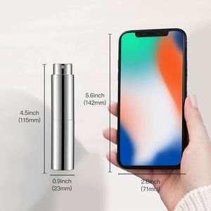 Custom 10ml Twist up Aluminum Travel Refillable Empty <b>Perfume</b> Case Cologne Atomizer <b>Bottle</b> for Men Essential Oil Pump Sprayer - Product Image 4