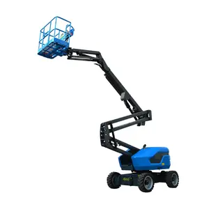 brand telescopic boom forklift 7m lifting boom lift telescoping platform on truck aerial