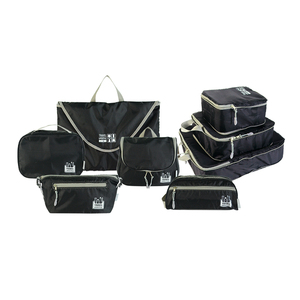 Sacs de compression pour valises, personnalisés, légers, 7 pièces, 8 ensembles, kits d'organisation de bagages de voyage 7 pièces - Product Image 1