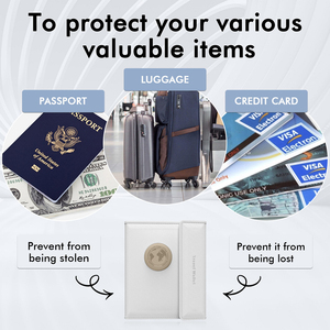 Portefeuille de voyage intelligent MiLi MiTag <span class=keywords><strong>Duo</strong></span> avec navigation GPS, étanche IP65, antivol, compatible <span class=keywords><strong>Google</strong></span> Find Hub, blanc - Product Image 2