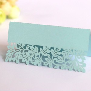 Cartes de nom de table de luxe ajourées pour mariage, Noël, anniversaire, invitation à une fête, décoration - Product Image 1