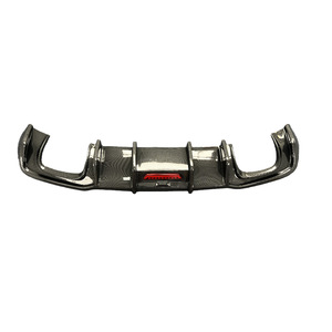 Car <b>A3</b> S3 Carbon Fiber Look Diffuser Sedan Hatchback Gloss Black Rear Splitter Lip for Audi <b>A3</b> S3 8V.5 Sline 2017 2018 2019 2020 - Product Image 5