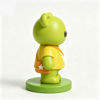 Figurine de bureau personnalisable en PVC, série Ours Vert avec Étoile Jaune, boîte mystère 5 cm, jouet décoratif unisexe, cadeau pour les 14 ans et plus