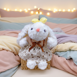 Peluche de Conejo Adorable para Aliviar el Estrés, Suave y Cómodo, Relleno de Peluche, Personalizado, para Niñas y Niños, 8 Pulgadas - Product Image 5