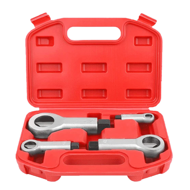 Nut Remover Extractor Tools 4PCS Breaker Manual Pressure Screw Nut Removal Splitting Tools Set