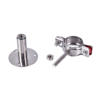 Support de serrage de tuyau en acier inoxydable 304 réglable Technique de coulée à basse pression avec châssis télescopique pour l'utilisation de la cour de tuyau