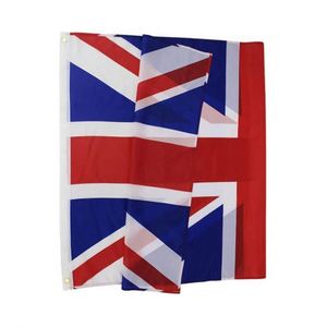 In Stock British Flags Outdoor UK Polyester Country 5x3 Union Jack Flag 90x150cm Flying <b>Folding</b> - Product Image 6