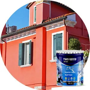 TWO GECCO brand Anti-alkili anti-UV Exterior Wall Latex Emulsion Coating Paint