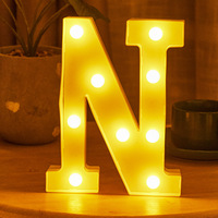 26 Luces LED de Cristal con Letras del Alfabeto Inglés para Bodas, Cumpleaños, Propuestas, Decoración de Jardín, Luz Nocturna Sorpresa