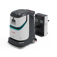 Robot laveur de sols intelligent, machine de nettoyage autonome industrielle et commerciale pour supermarchés