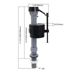 Reparación <span class=keywords><strong>de</strong></span> la válvula <span class=keywords><strong>de</strong></span> llenado del inodoro Tanque <span class=keywords><strong>Cisterna</strong></span> Accesorios <span class=keywords><strong>de</strong></span> baño Válvula <span class=keywords><strong>de</strong></span> llenado <span class=keywords><strong>de</strong></span> plástico para inodoro Válvula <span class=keywords><strong>de</strong></span> llenado <span class=keywords><strong>de</strong></span> tanques <span class=keywords><strong>de</strong></span> <span class=keywords><strong>agua</strong></span> del inodoro - Product Image 6