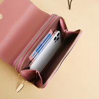Tas Ponsel Dompet Baru Tas Persegi Kecil Multifungsi Modis dengan Tas Selempang Bahu Tunggal Antik