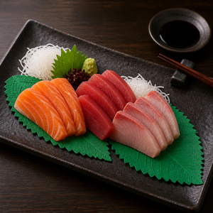 Hoja de Arce Japonesa de Plástico Momiji, Adorno para <span class=keywords><strong>Sushi</strong></span>, Decoración Verde de Cinco Puntas, Plato para Bento y Sashimi, Decoración de Temporada - Product Image 3