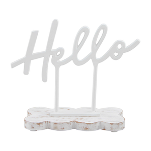 2026 Bonjour <span class=keywords><strong>Word</strong></span> Sitter Mot rustique Sitter Mot de Shelf Sitter - Product Image 1