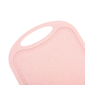 Tabla de cortar de paja de trigo para cocina, tabla de cortar de plástico Reversible Natural alternativa ecológica libre de BPA de grado alimenticio - Product Image 5