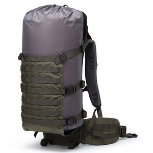 Sac à dos de chasse Gaf 80L camouflage imperméable pour la randonnée en plein air, unisexe, avec cadre en fibre de carbone, sangles détachables - Product Image 2