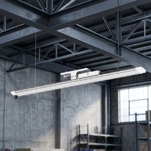 ไฟไฮเบย์ LED แบบเส้นตรง ไต้หวัน 150W Edison พร้อมไดรเวอร์ Meanwell กันน้ำ IP65 แสงขาว 5000K 19500lm ควบคุมด้วยรีโมทหรี่แสงได้ รับประกัน 5 ปี - Product Image 3