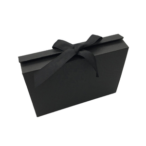 Black cardboard foldable drawer box paper boxes packaging storage drawer gift box