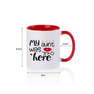 Topjlh 11oz Tazas de cerámica Sublimación Espacios en blanco Mango interior de color LOGOTIPO personalizado <span class=keywords><strong>Café</strong></span> Té Bebidas Hogar Oficina <span class=keywords><strong>Café</strong></span> Regalos diarios - Product Image 2