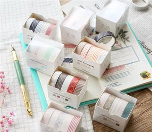 Nouvelle déco de masquage activée par <span class=keywords><strong>l</strong></span>'<span class=keywords><strong>eau</strong></span> multicolore de 10mm avec adhésif acrylique pour la journalisation des ordinateurs portables et <span class=keywords><strong>l</strong></span>'artisanat du papier - Product Image 1