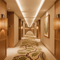Moderner Hotel- und Wohndekorations-Teppich Chinesischer Alfombra Tapis Wand-zu-Wand Axminster Teppich Großhandel Wolle/Nylon 4m