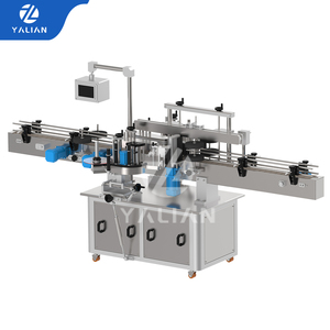 Điện Double Sided trở lại máy dán nhãn cho mỹ phẩm chai cơ thể rửa tự động chai vuông gỗ bao bì động cơ lõi - Product Image 2