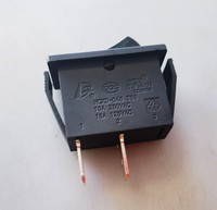 Interrupteur à bascule noir 2P 2026 CDC NEW HCKD-045.12 15A 250VAC 20A 125VAC pour bateau