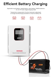 Demuda chất lượng hàng đầu 12V 24V 36V 48V biến tần sạc 40A 80A 100A 120A 60A <span class=keywords><strong>MPPT</strong></span> sạc năng lượng mặt trời điều khiển hệ thống pin điều chỉnh - Product Image 5