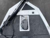 Petit bateau de pêche basse à console centrale/centrale en aluminium de 12 pieds à vendre