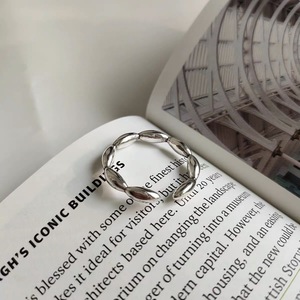 S925 Sterling Silver Olive Oval Teardrop <b>Opening</b> <b>Ring</b> For Women Fashion Jewelry Gift - Product Image 3
