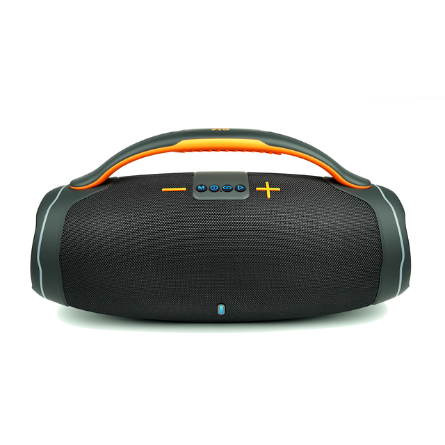 Portable for Bluetooth Speaker with RGB LED Lighting Heavy Bass Audio USB & AUX Communication for Outdoor Handheld Use Blue