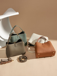 กระเป๋าสะพายพาดลำตัวหนังแท้ใหม่สำหรับผู้หญิงกระเป๋าอเนกประสงค์กระเป๋าถือผู้หญิงระดับไฮเอนด์ความจุเยอะ - Product Image 4