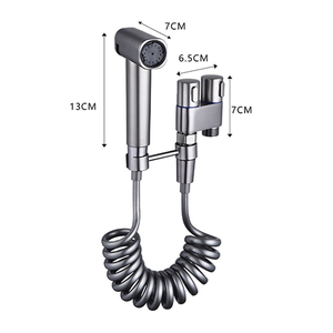 Rociador de bidé blanco de mano de acero inoxidable <span class=keywords><strong>para</strong></span> inodoro - Product Image 4
