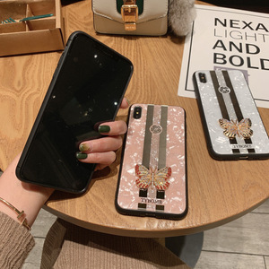 Custodia per telefono con diamanti di lusso a farfalla per <span class=keywords><strong>iPhone</strong></span> 11 12 13 14 15 Pro X XS Max <span class=keywords><strong>XR</strong></span> 7 8 6S Plus <span class=keywords><strong>Cover</strong></span> posteriore - Product Image 6
