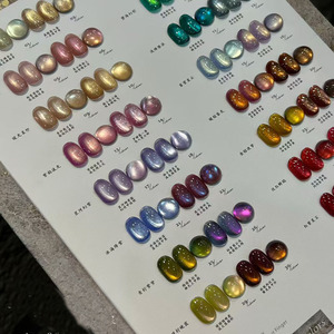 Kit de vernis à ongles gel UV effet œil de chat 36 couleurs, gel magnétique pour ongles avec panneau d'affichage pour salon - Product Image 6