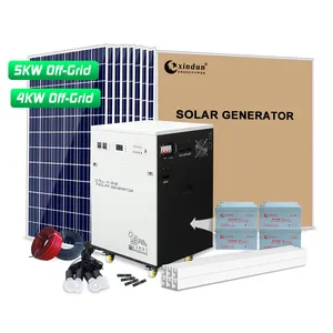 5000w pannelli solari 5kw sistema di energia solare casa fuori griglia completa generatore 4kw kit solare prezzo del sistema per la casa