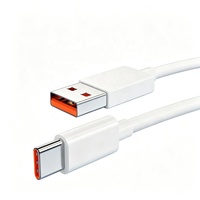 Cable de Carga Rápida USB-C Turbo de 120W, Cable de Datos de Carga Rápida de 6A para Teléfonos Móviles Xiao Mi