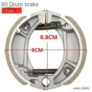 CQJB Motorcycle Parts Model JH70 Tricycle Motor Bike Brake Shoe Repair Kits