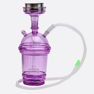 Narghilè Portatile in Acrilico con Luce LED per Auto, Tazza Shisha in Plastica per Fumare, Prezzo all'Ingrosso Conveniente - Product Image 5
